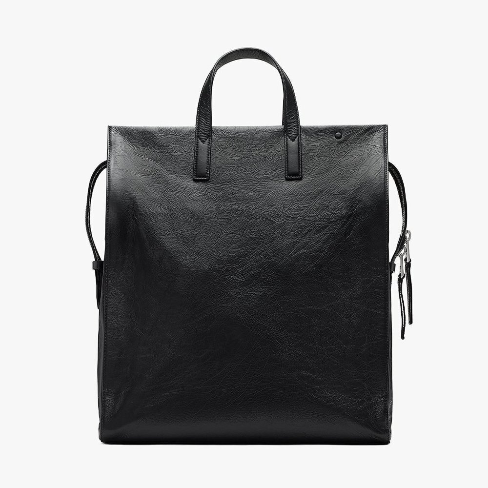 MCM‎ Klassik Tote in Crushed Black Leather - Picture 9 of 10